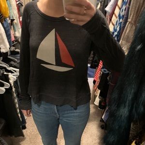Sundry Sailboat Top from Anthropologie, Size 2